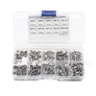 340 шт M3 нержавеющая сталь 304 с потайной головкой шурупы гайки набор комплект крепежных изделий