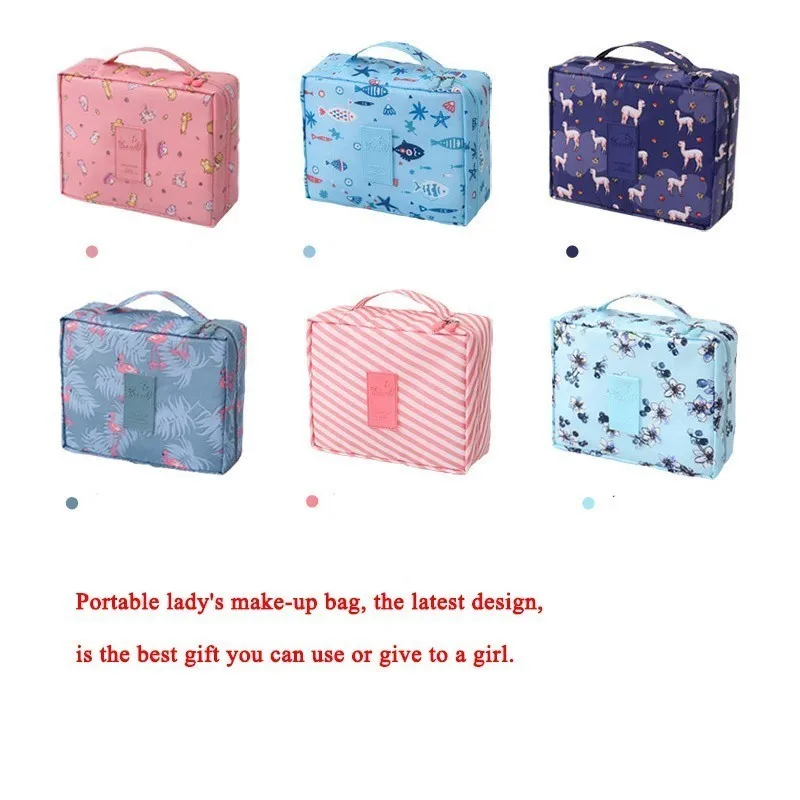 Новая дорожная Водонепроницаемая женская косметичка органайзер высокого