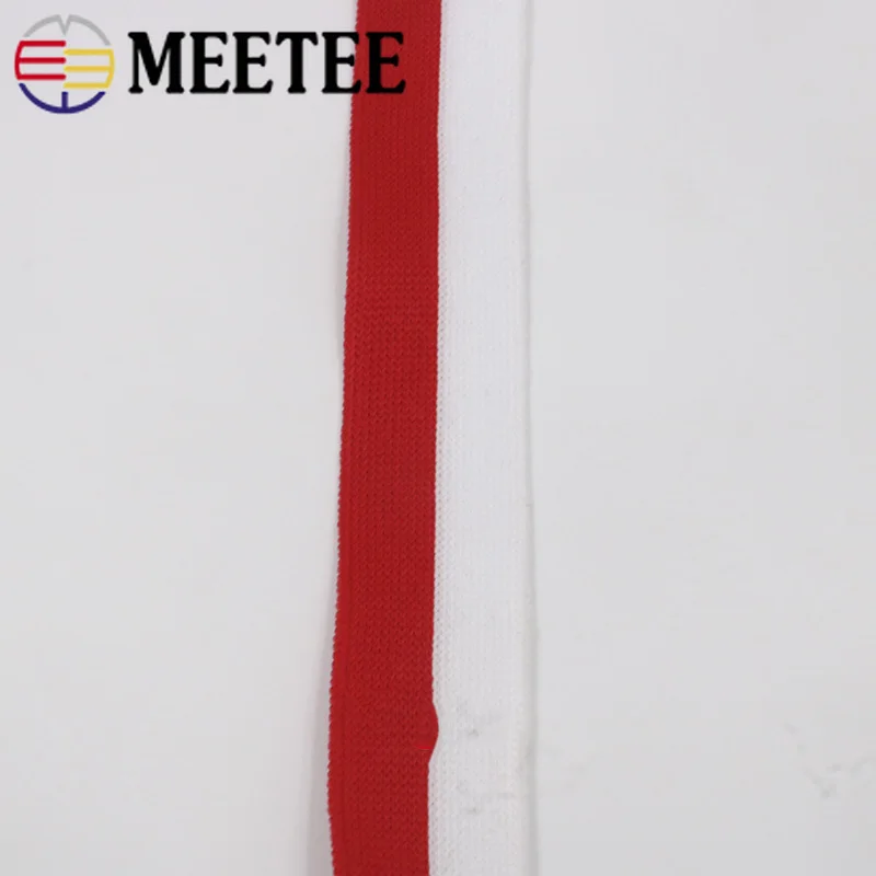 Meetee 23 метра 20/25/30 мм трикотажная тесьма в полоску Декор одежды кружевные планки DIY