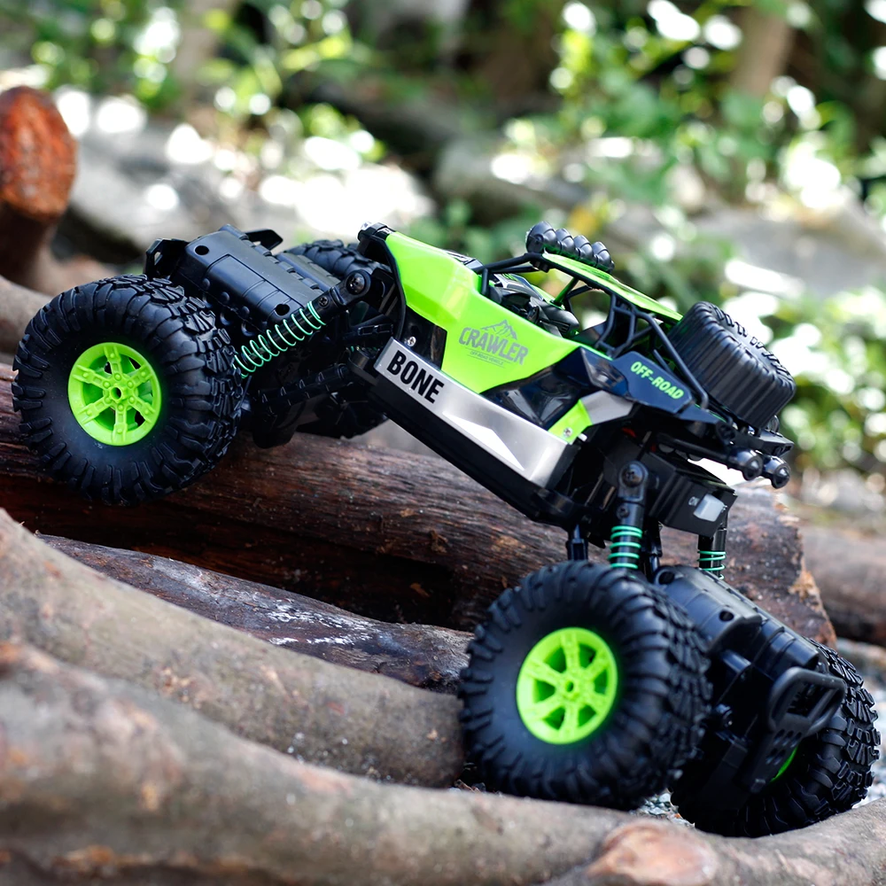 GizmoVine Радиоуправляемый внедорожный автомобиль 1/16 с дистанционным управлением, перезаряжаемый автомобиль Monster Truck, масштаб 2,4 ГГц, беспроводной Радиоуправляемый автомобиль, Игрушки для маленьких детей