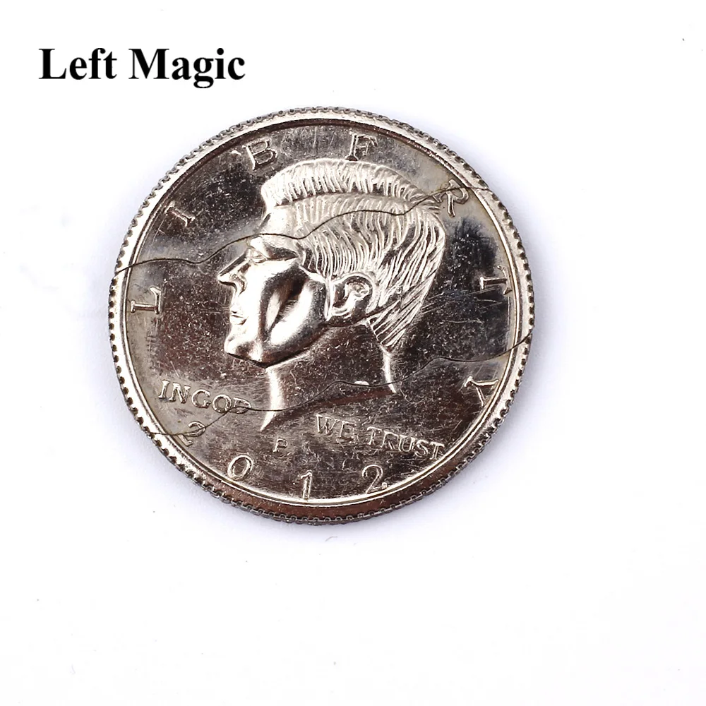 Монета в бутылка пива два складной укус Монеты монета долларовая версия фокусы