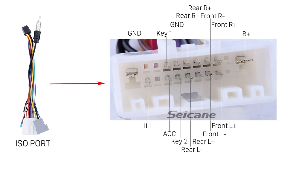 Seicane Android 8,1 " Автомагнитола для NISSAN MARCH 2010 2Din gps мультимедийный плеер с Bluetooth USB wifi AUX поддержка DVR SWC