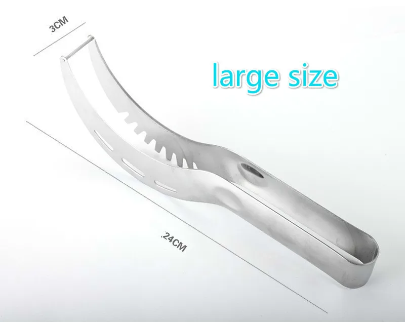 Sickle shape L Ветряная мельница арбузный инструмент для резки мускусной дыни арбузный артефакт рулон арбуз раздел режущий инструмент для фруктов Прямая поставка - Цвет: Sickle shape L