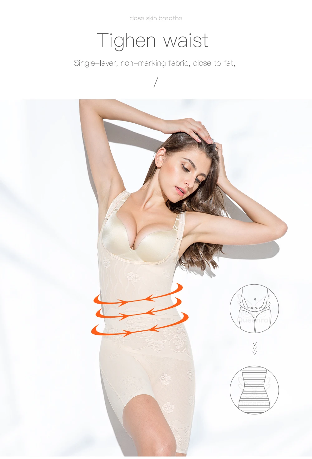 Body shaper Лето Женское Корректирующее нижнее белье body shaper Утягивающие трусы с завышенной талией Корректирующее белье, сексуальное нижнее белье, трусы с регулировкой