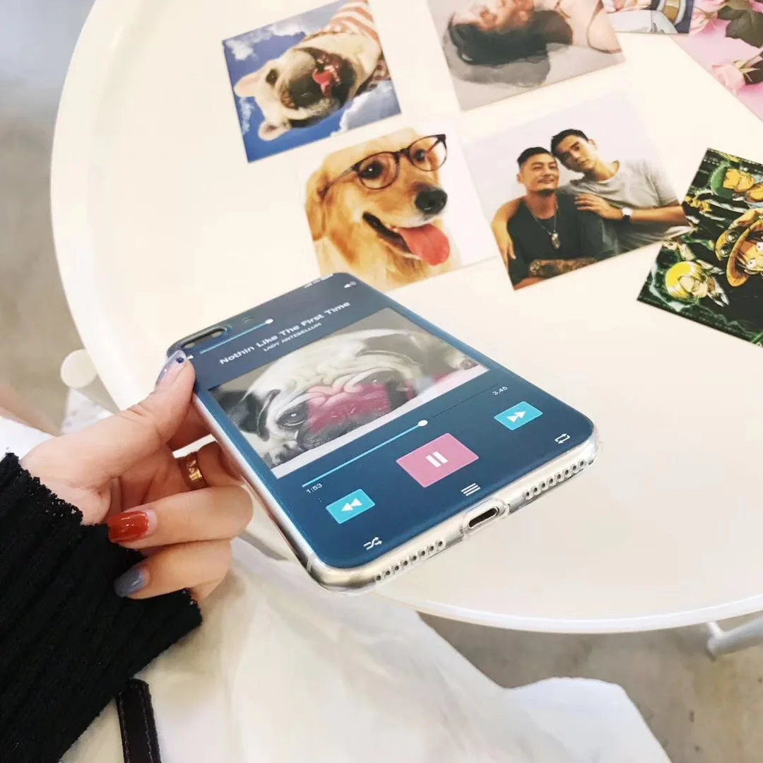 Новый персональный чехол для телефона с рисунком iPhone 6 6s 7 8 X Xr Xs Max plus TPU мягкий