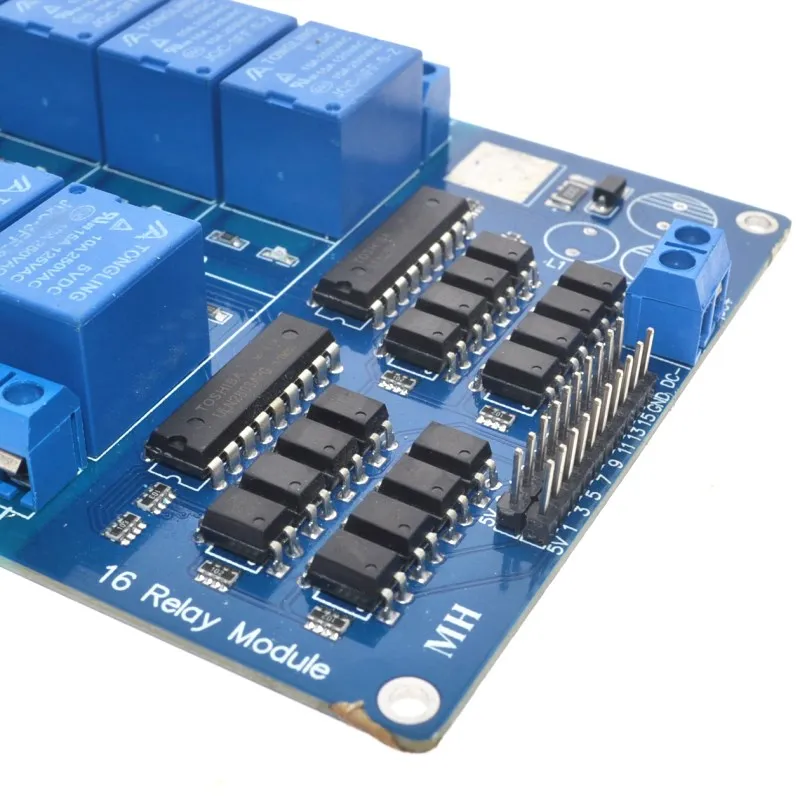 2016 Китай оптовая продажа 5 в 16 канальный релейный модуль для arduino ARM PIC AVR DSP