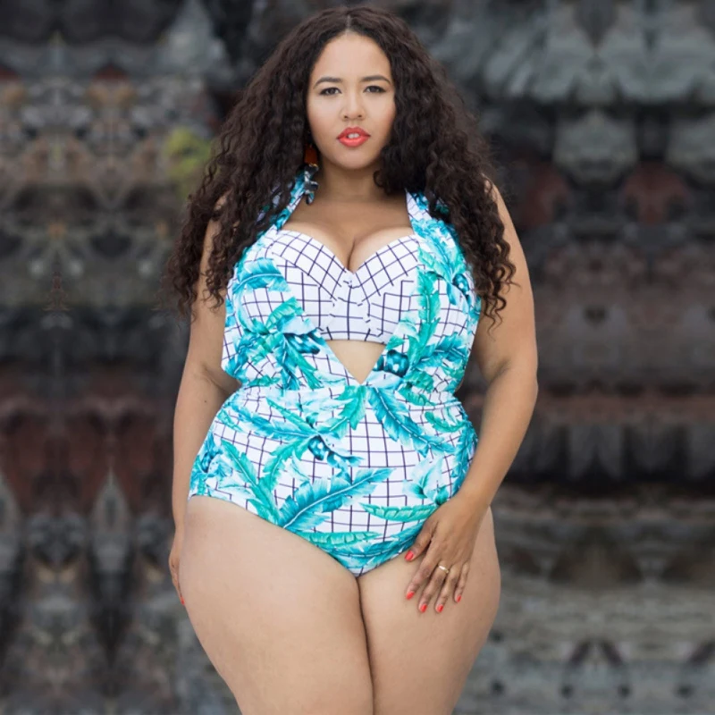 

Plaid Printed Women Bikini Swimwear Lady Sexy Big Cup Underwire Padded Bra Swimsuit Beach Bathing Suit