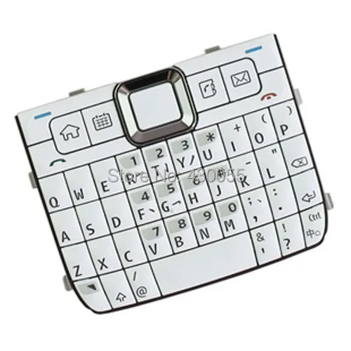 Белый цвет новый корпус основная функция клавиатуры кнопки чехол для Nokia E71