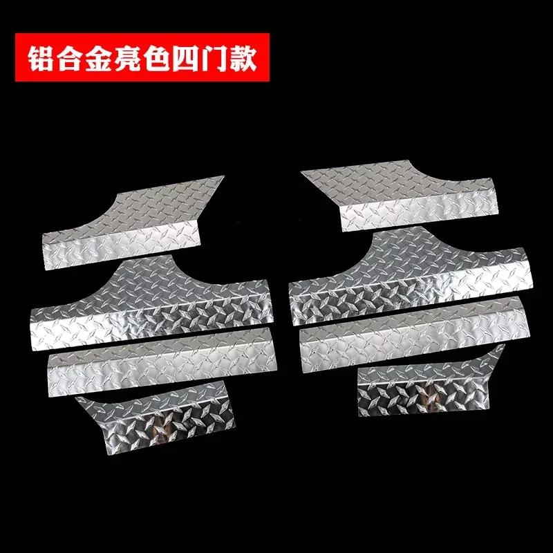 For Jeep Wrangler 2007-2016 1 Set Stainless Steel Car Side Door Body Trim Molding Accessories Skirt Kits Cover Trims | Автомобили и