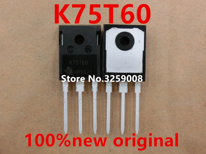 

K75T60 IKW75N60T 100% новый импортный оригинальный 5 шт./10 шт.
