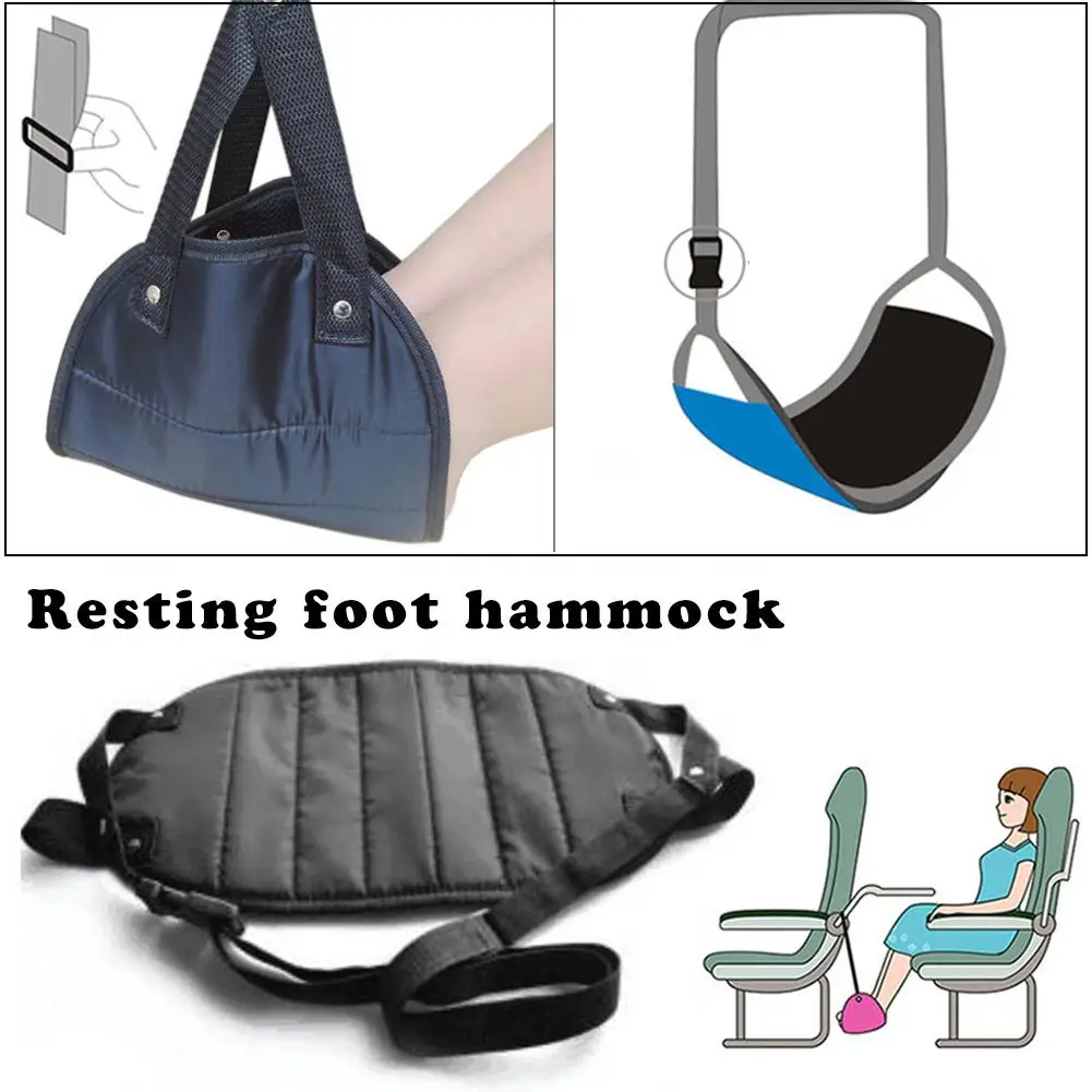 

High Quality Footrest Leg Hammock Portable Carry-on Foam Mat For Office Car Flight Airplane Travel