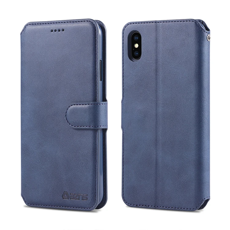 Магнитный кожаный чехол бумажник для iPhone 6 S 7 8 Plus iphone XS Max XR откидной Чехол с