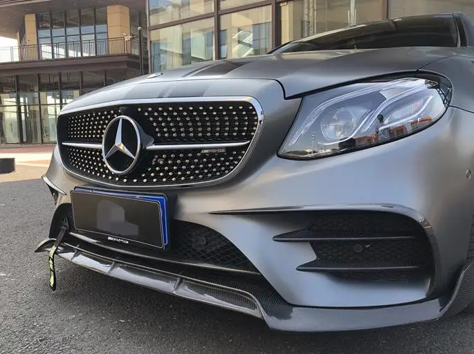Для Mercedes-Benz W213 передний бампер диффузор защитные бамперы для Benz E-Class E200 E260 обвес бампера перед задним спойлером