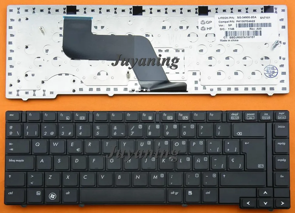 Teclado Испанский клавиатура для HP ProBook 6440b 6450b 6445B 6455b серии Клавиатура ноутбука |