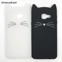 innovation glitter cover for samsung a5 2017 a520 a520f case cute 3d mustache beard cat ears soft silicone cell phone back cases