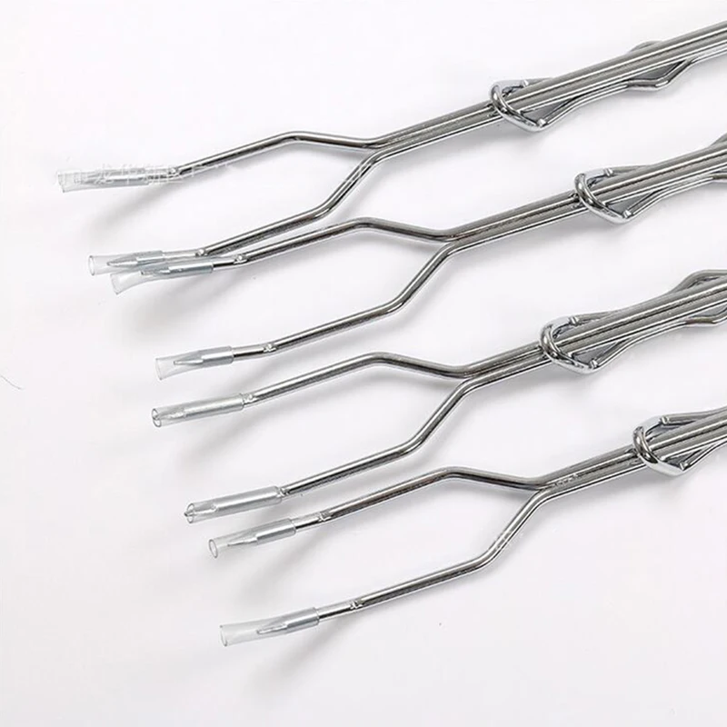 BGT 4Pcs/Set Stainless Steel BBQ Forks With Wood Handle Extensible Roasting Tools Outdoor Camping Accessories | Дом и сад