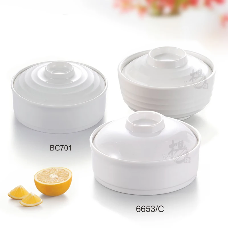 Оптовая продажа японский Ресторан быстрого питания белый пластик меламин