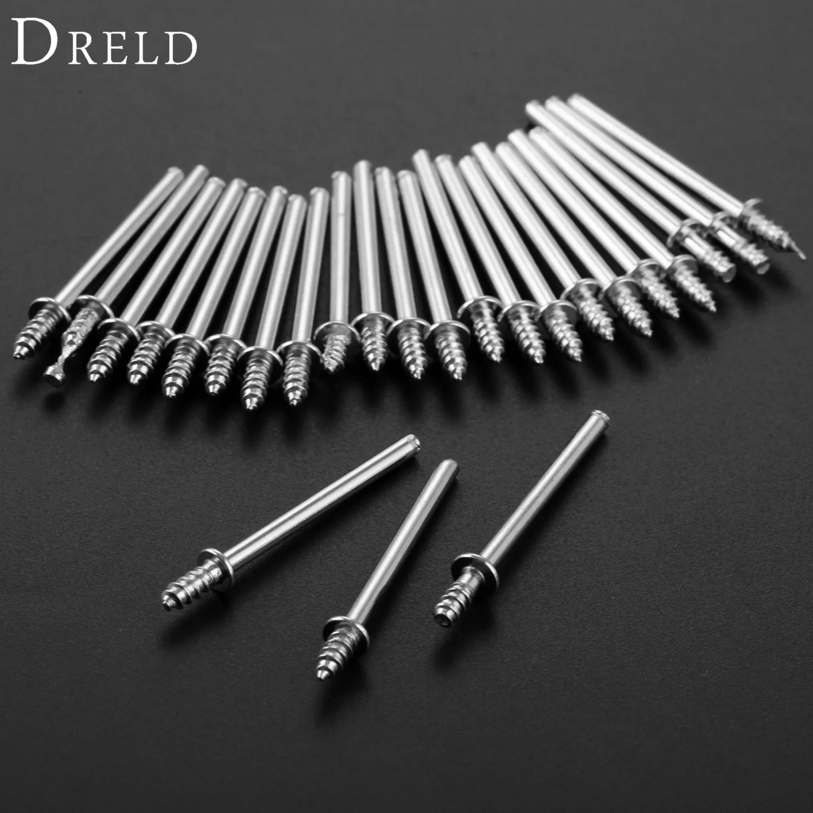 DRELD 25 шт. Dremel аксессуары 2 35 мм хвостовик полировальные колесные оправки резки
