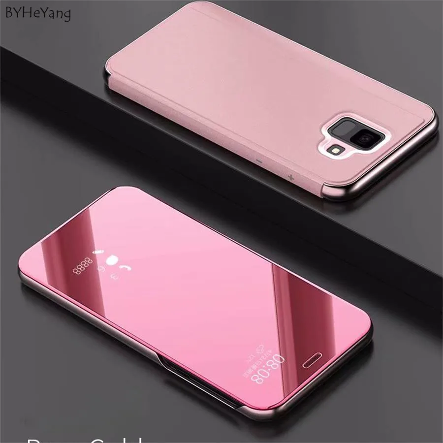 Модный зеркальный кожаный флип чехол для Xiaomi Pocophone F1 Роскошный mi с подставкой