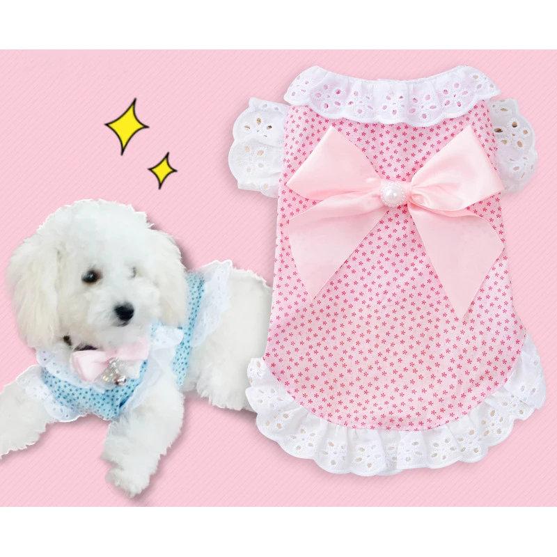 Футболка для домашних питомцев жилет галстук-бабочка принцессы рубашка платье
