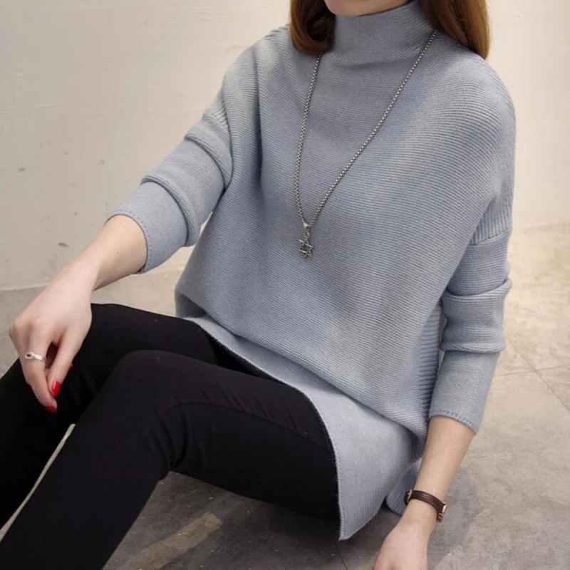 2017 Long Turtleneck Sweater Dress Maxi Sleeve Women Full Winter Slim Sexy Sweaters Pulloverliu7 | Женская одежда