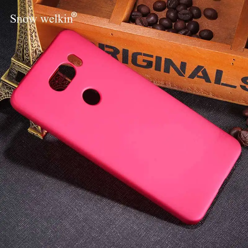Роскошный прорезиненный матовый пластиковый жесткий чехол Snow Welkin для LG V30 / + V30S