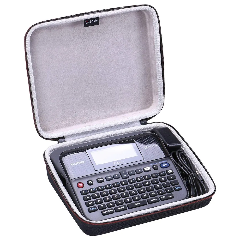LTGEM Дорожный Чехол для переноски для Brother P-touch PTD600 PC Соединительный производитель этикеток