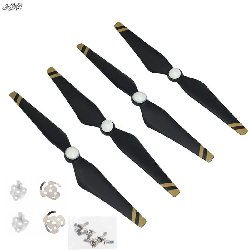 2 пары 9450S Composites Propeller Blade самоблокирующийся расширенный + моторное основание для RC
