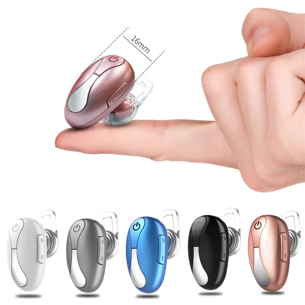 K17 мини bluetooth гарнитура беспроводные стерео наушники в ухо с микрофоном