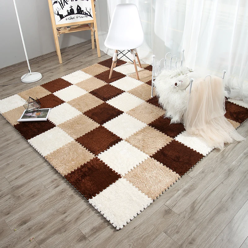 Мягкий 30x30 см Детский ковер в коврик для детской комнаты пазл Brinquedo детский