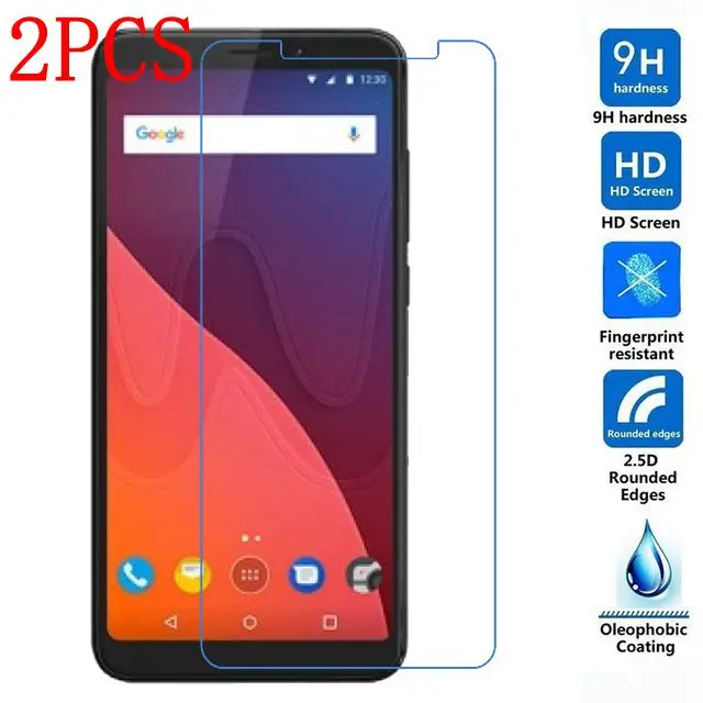 2 шт. закаленное стекло для Wiko View защита экрана защитная пленка Glass|Защитные