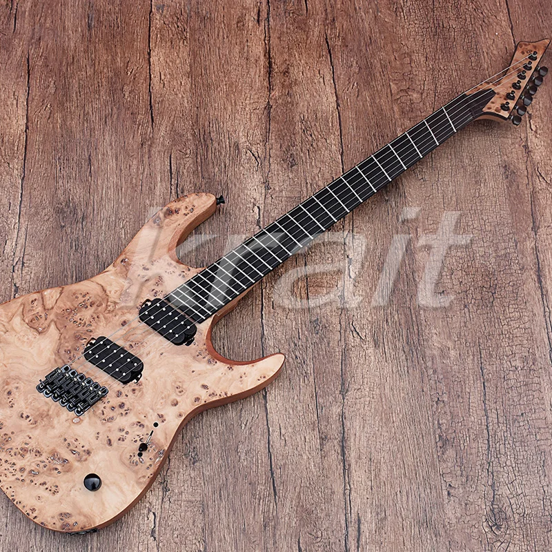 Krait fanned fret гитара 6 струнная электрогитара из красного дерева 5 шт. шеи