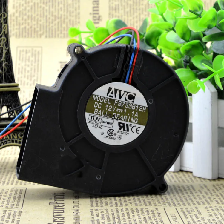 Новый оригинальный Турбокомпрессор F9733B12H F9733B12HP 12V 1.1A 9 см 9733|turbofan| |