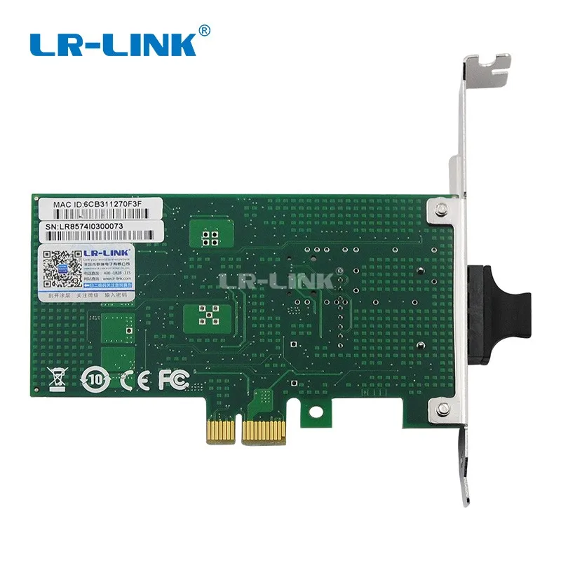 Оптоволоконный адаптер локальной сети LR LINK 9030PF LX 100 Мб Nic 100FX pci express x1 сетевая карта