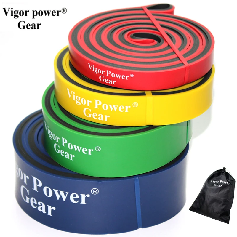 VigorPowerGear двойной цвет латексные Эспандеры Pull Up фитнес группа петля для подтягиUPS