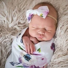 Спальный мешок для новорожденных, 2 шт.компл., эластичный, с галстуком-бабочкой, для пеленания, младенцы Новорождённые
