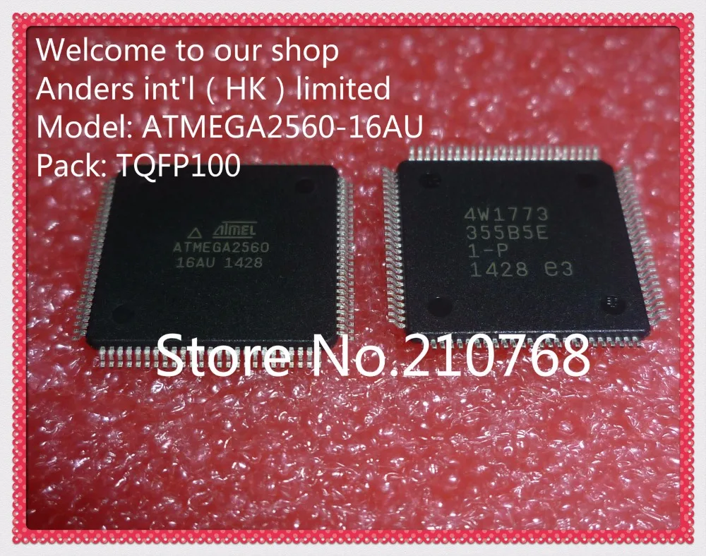 Новинка 100% оригинальная фотография Φ ATMEGA2560 TQFP100| |