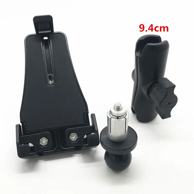 9.4cm 3in1 kit Сверхмощное настенное крепление с 1 дюймовым шаровым двойным гнездом, крепление для велосипеда, мотоцикла, набор для крепления для мобильного телефона, крепление для оперативной памяти - Цвет: 9.4cm 3in1 kit