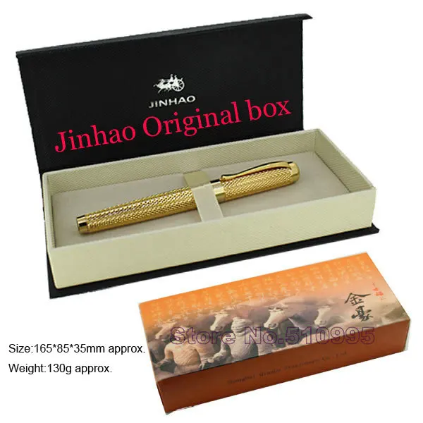 Jinhao 5000 перьевая ручка с рельефным изображением дракона красным перьевым