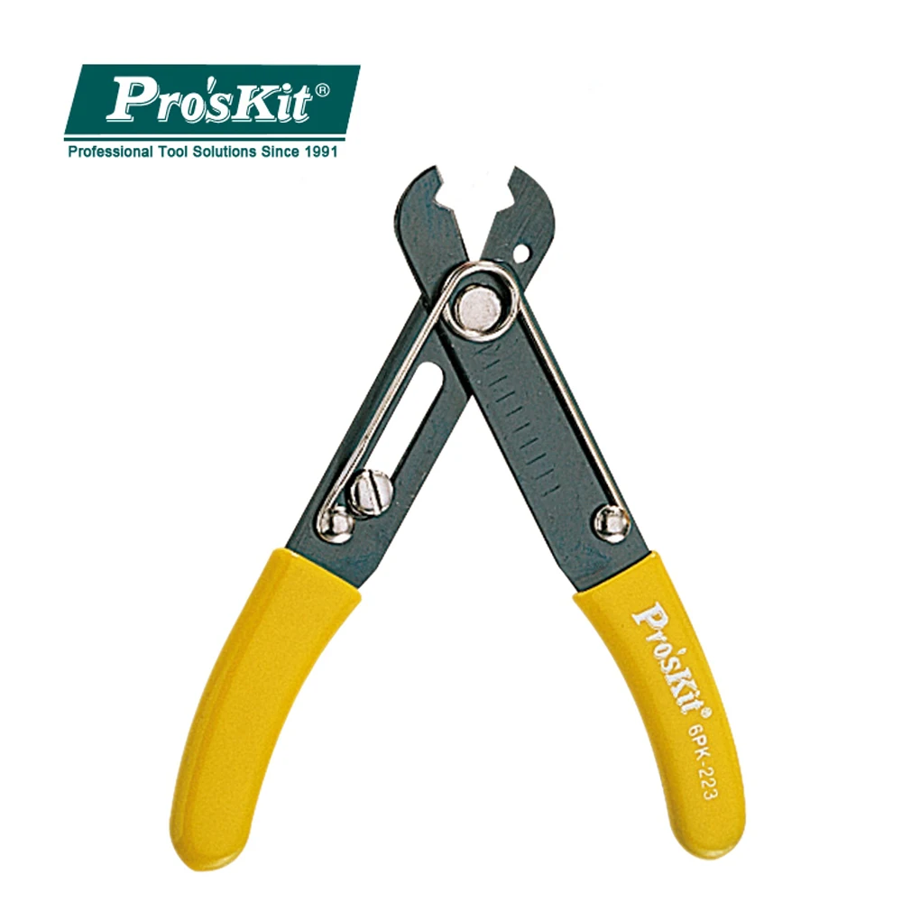 Регулируемые плоскогубцы для зачистки проводов 6PK-223 Pro'skit обрезные инструмент
