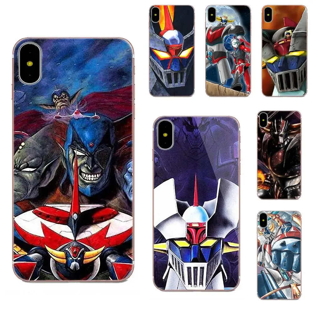 Для Xiaomi Mi3 Mi4 Mi4C Mi4i Mi5 Mi 5S 5X 6 6X A1 Max Mix 2 Note 3 4 TPU печать Капа аниме Grendizer G5 японский