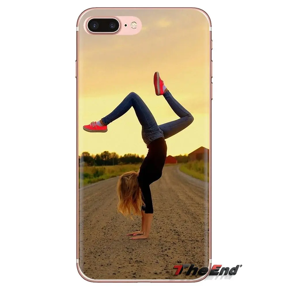Transparent TPU Skin Case Rhythmic Gymnastics balance beam For iPod Touch Apple iPhone 4 4S 5 5S SE 5C 6 6S 7 8 X XR XS Plus MAX |
