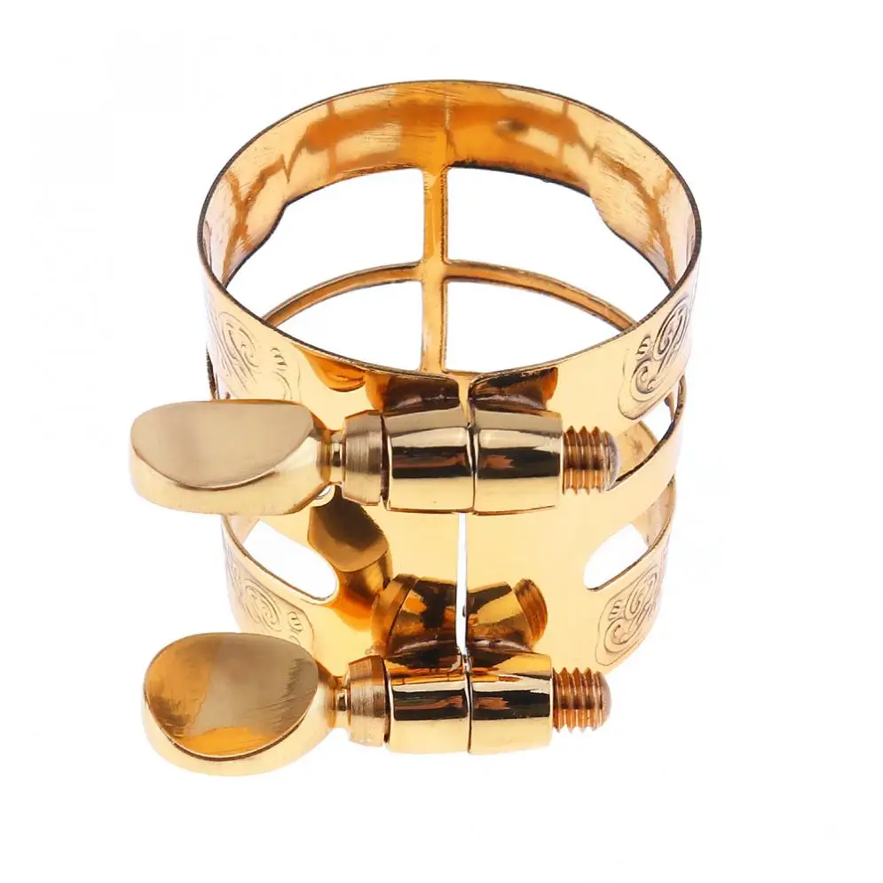 Новый Резной Металлический лигатурный альт-Сакс-кларнет для альт-саксофона |