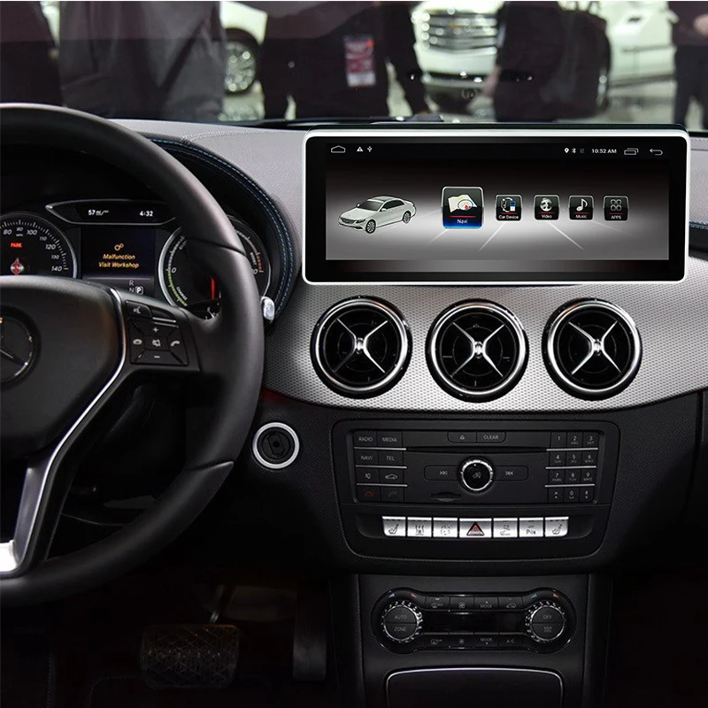 Авто Радио мультимедийный плеер Android 7 1 10 25 &quot2 г + 32 навигатор для Benz B class 2016 до 2018