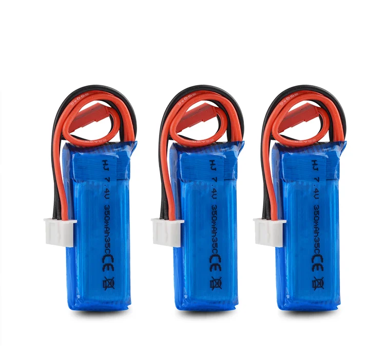 2 3 5 шт./лот 2S 7 4 V 350mAh 35C Lipo батарея для мини RC вертолет Квадрокоптер модель самолета