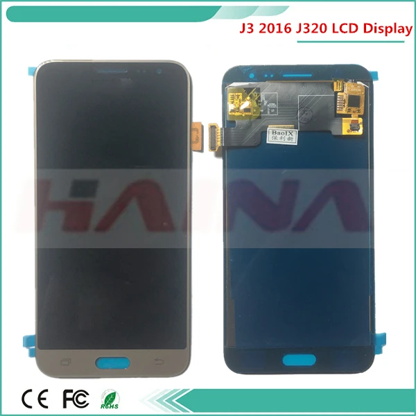 2016 Новый ЖК дисплей для Samsung Galaxy J3 J320 J320A J320F J320M с сенсорным экраном дигитайзер в