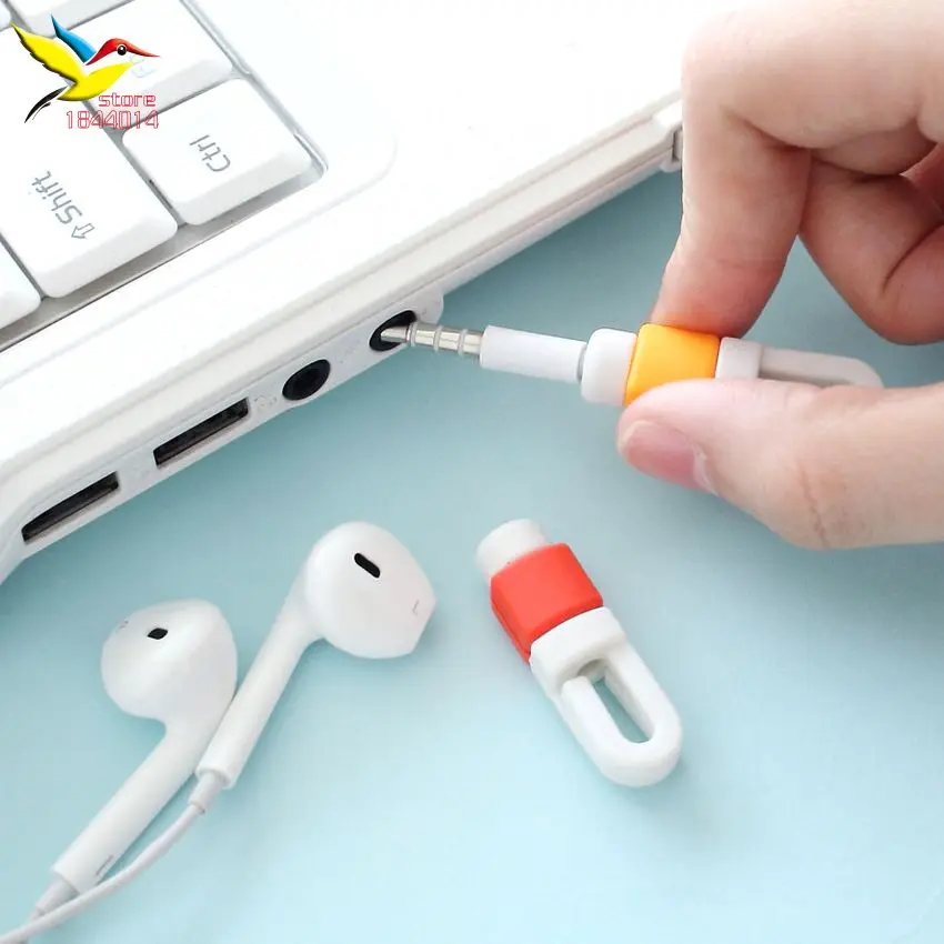 Новинка 2000 модный портативный Оригинальный USB кабель наушники вкладыши защитный