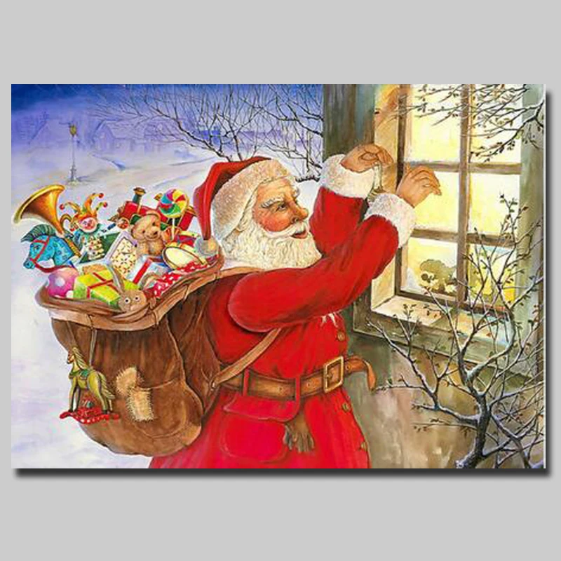 

daimond painting Saint Nicholas decor home Christmas gifts DIY diamond embroidery
