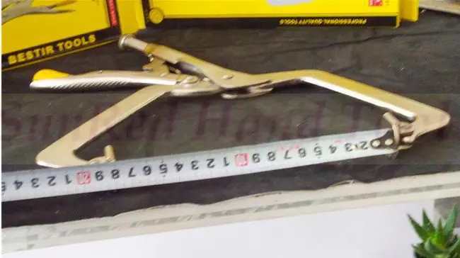 

BESTIR taiwan made 11" USA type C big shape grip clamping pliers industry tool,NO.11701 freeship