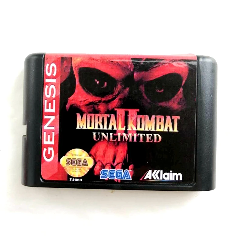 Карта памяти Mortal Kombat 2 Unlimited 16 бит MD для Sega Mega Drive SEGA Genesis Megadrive|Картриджи| |